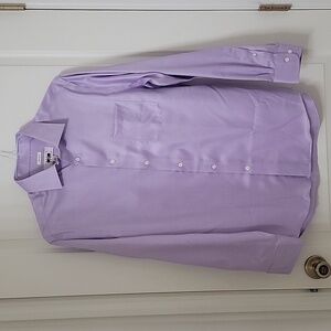 Joseph Abboud, Size 16 - 34/35 Lavender Button Down Long Sleeve Shirt, NWOT